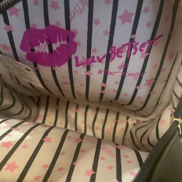 Betsey Johnson Mini Backpack Unicorn Cat Rainbow stripes purse pride caticorn - Picture 7 of 10